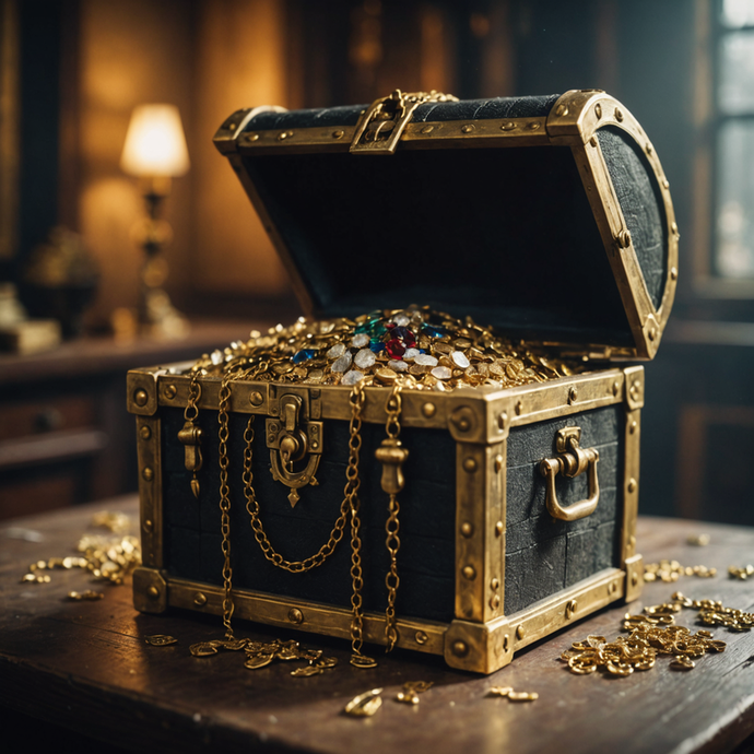 Unveiling the Treasure: A Moment of Anticipation