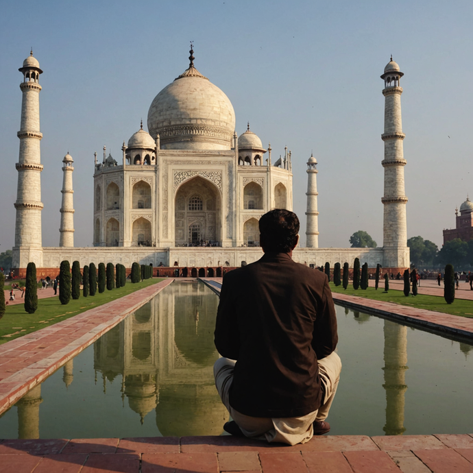 Tranquility Meets Majesty at the Taj Mahal