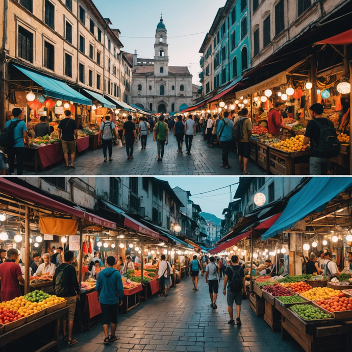 A Symphony of Colors and Flavors: Life in the Market