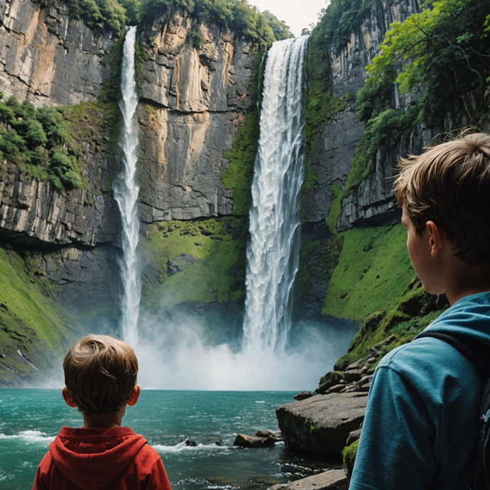 Awe-Inspiring Waterfall: Nature’s Majestic Display