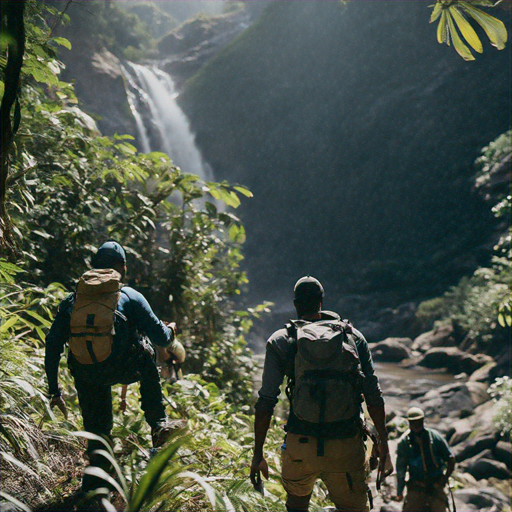 Lost in the Lush: A Journey to the Waterfall’s Embrace