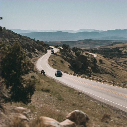 A Winding Road Beckons Through the Desert