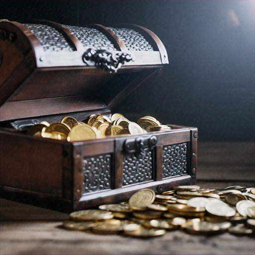 Unveiling a Treasure Trove: A Mystical Chest Overflowing with Gold