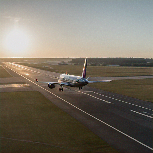 Sunset Takeoff: A Moment of Hope and Excitement