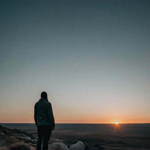 Solitude at Sunset