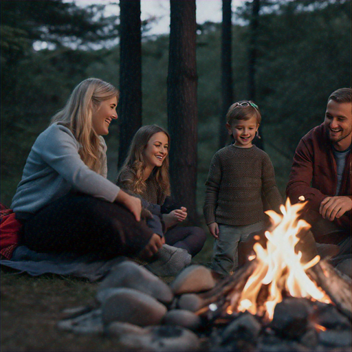 Campfire Tales: A Family’s Night Under the Stars