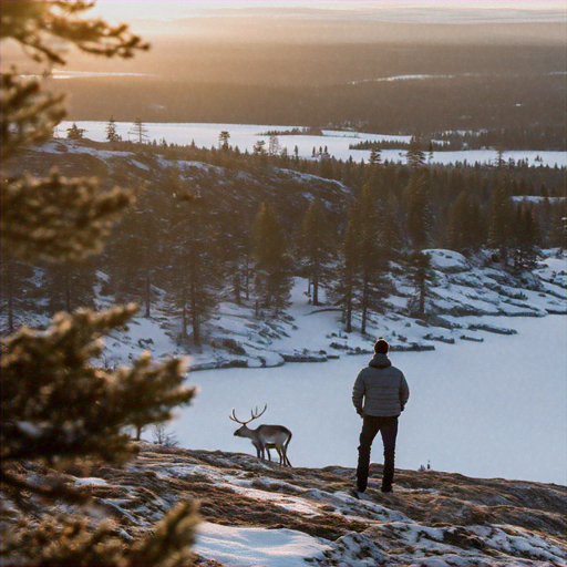 Solitude in the Frozen Wilderness