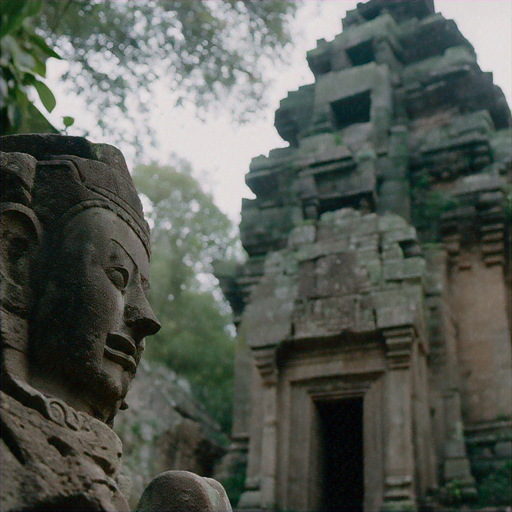 Ancient Serenity: A Buddha Statue Emerges from the Jungle