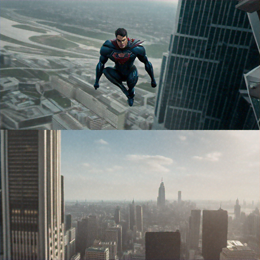 Superman Soars Above the City in Epic Display of Power