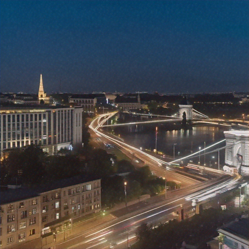 City Lights and River Reflections: A Nighttime Symphony