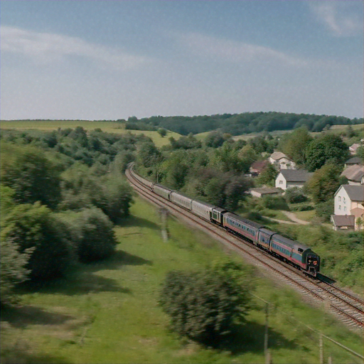 Tranquility in Motion: A Train Journey Through Time