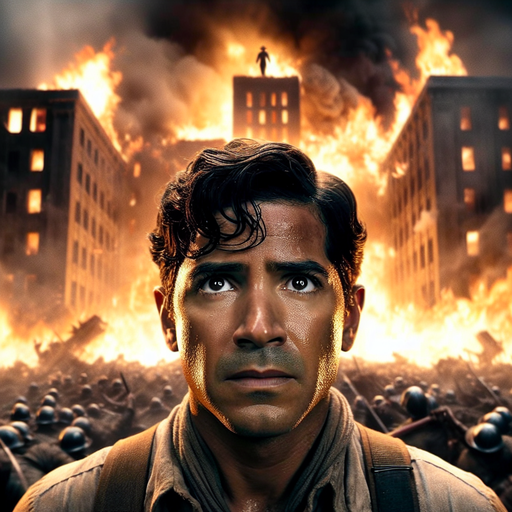 City in Flames: One Man’s Fear Reflects the Apocalypse