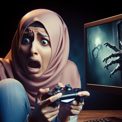 Hijab-Clad Gamer Faces Her Fears in Terrifying Video Game