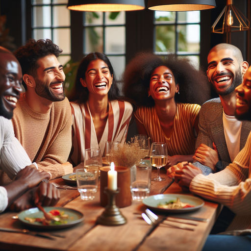 Laughter and Good Times: Friends Sharing a Joyful Moment