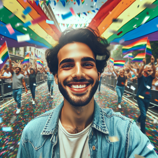 Pride Selfie: Capturing the Joy of the Parade