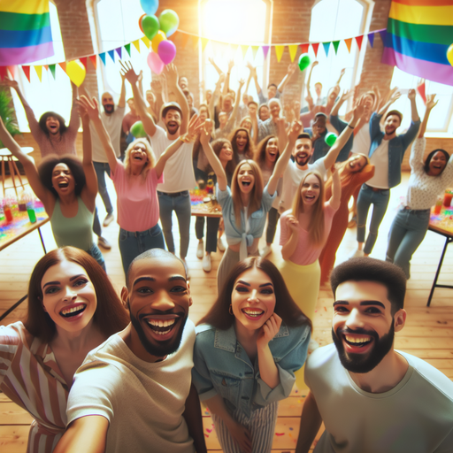 Celebrating Diversity and Joy: A Selfie of Inclusion