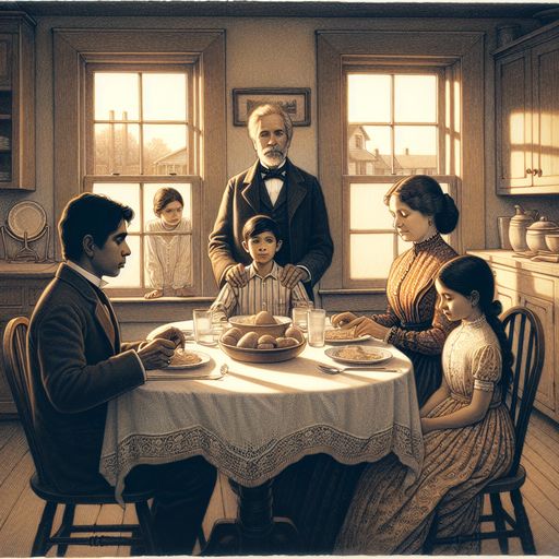 A Timeless Family Gathering: Capturing the Essence of Early 1900s Life