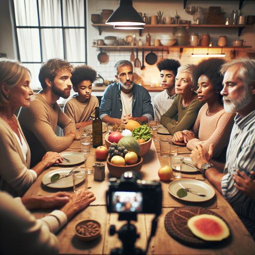 Capturing the Warmth of Family Dinner