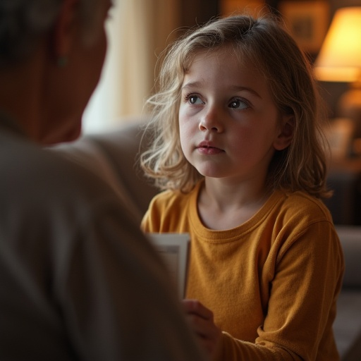 Lost in Memories: A Girl’s Pensive Gaze