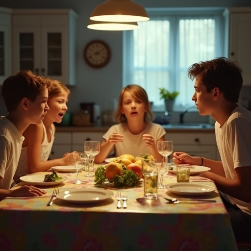 A Warm and Inviting Kitchen Gathering