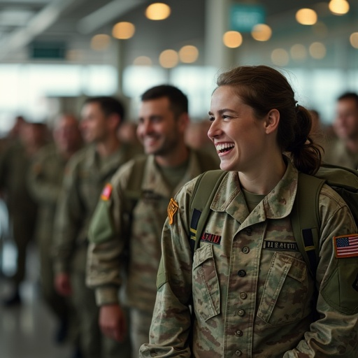 Laughter Echoes Through the Hallway: A Moment of Joy Amidst Duty