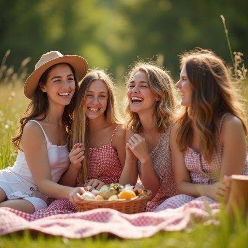 Sun-Kissed Smiles and Laughter: A Day of Joy with Friends