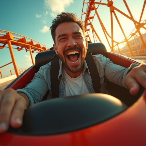 The Thrill of the Ride: Capturing the Excitement of a Roller Coaster