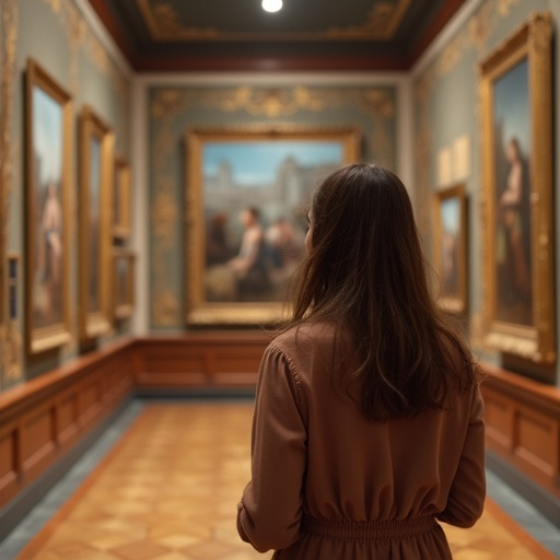 Lost in Art: A Moment of Contemplation