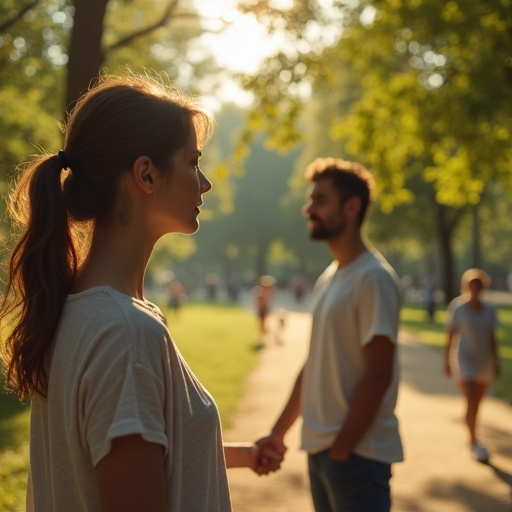 A Moment of Shared Silence in the Park