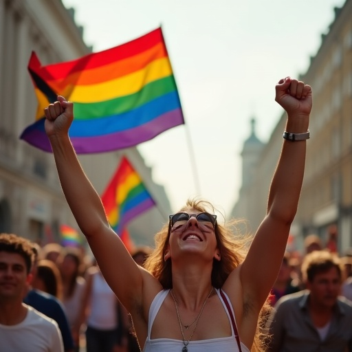 Pride Celebration: A Moment of Joy and Pride