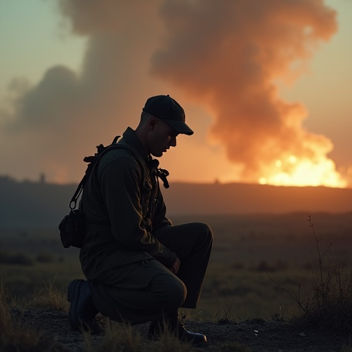 Silhouetted Against the Setting Sun: A Soldier’s Melancholy