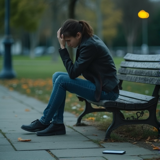 A Moment of Melancholy in the Park