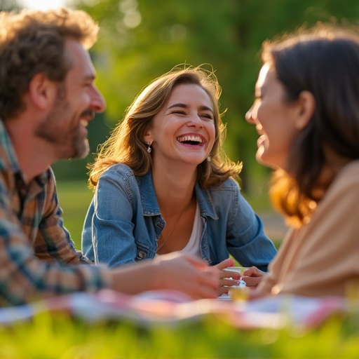 Shared Laughter, A Moment of Connection