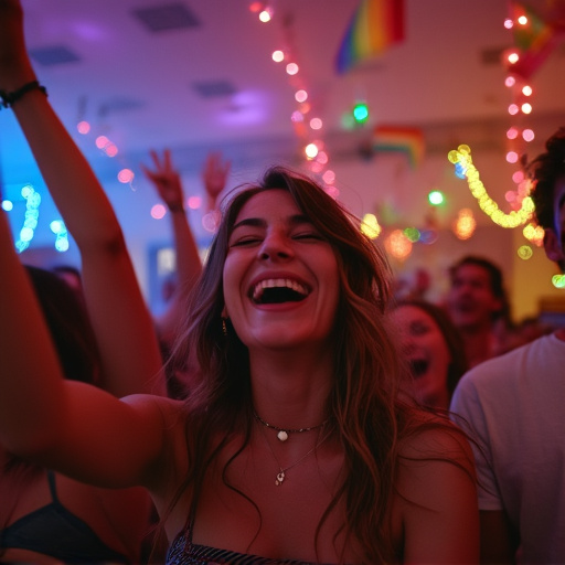 Laughter and Lights: Capturing the Joy of a Party