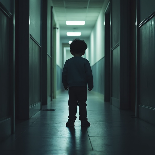 Lost in the Shadows: A Child’s Eerie Solitude