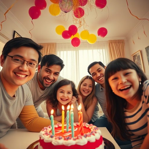 Birthday Joy: A Close-Up on Happiness