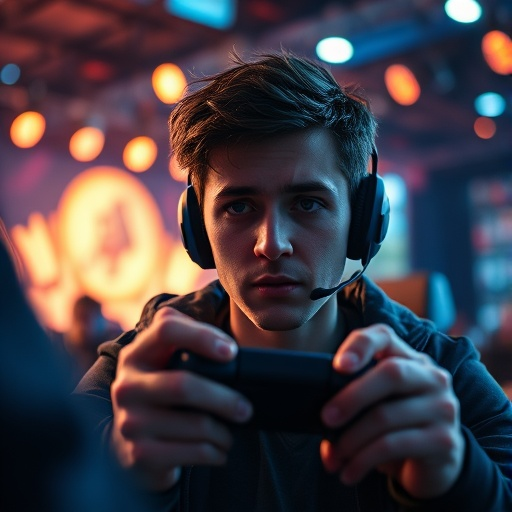 Immersed in the Game: A Young Gamer’s Focused Intensity