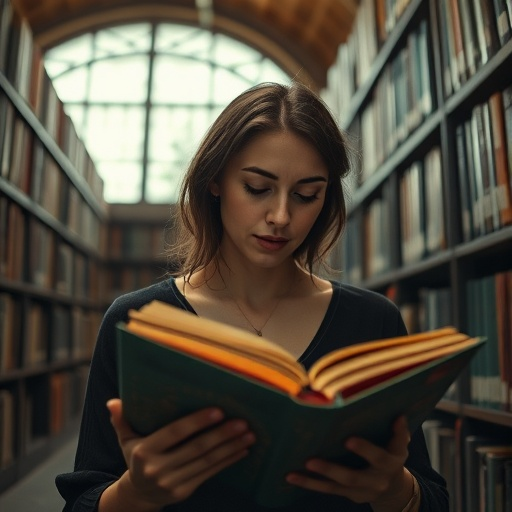 Lost in the Pages: A Moment of Tranquility in the Library