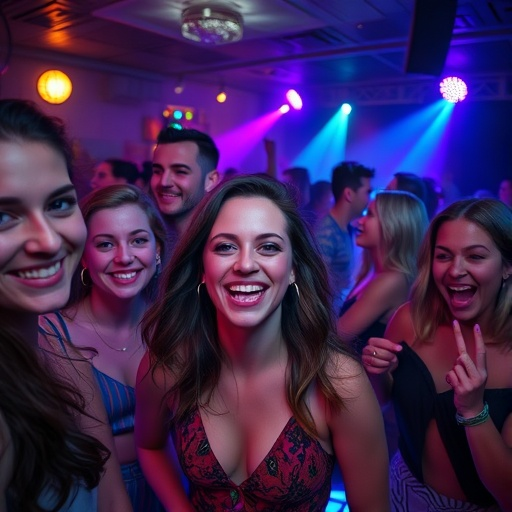 Friends Night Out: Capturing the Energy of the Dance Floor