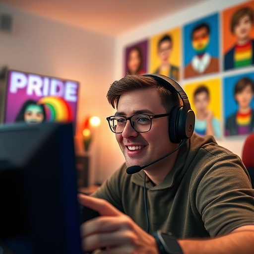 Gamer Celebrates Pride with Immersive Gameplay