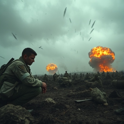 A Soldier’s Solitude Amidst the Fury of War