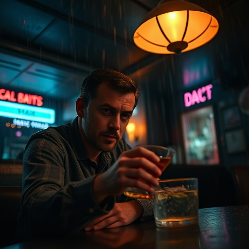 Lost in Thought: A Man’s Melancholy at the Bar