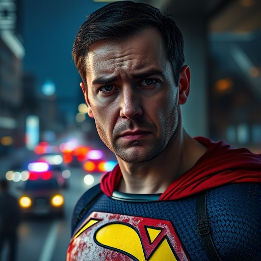 Superman Takes to the Streets: A Dramatic Portrait of a Hero