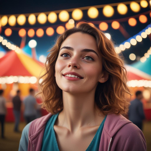 Lost in the Magic: A Moment of Joy at the Carnival