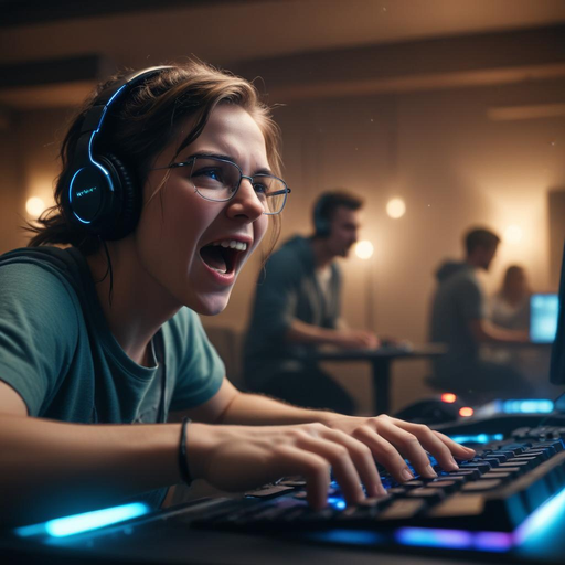 In the Zone: Gamer’s Intensity Captured in a Single Shot