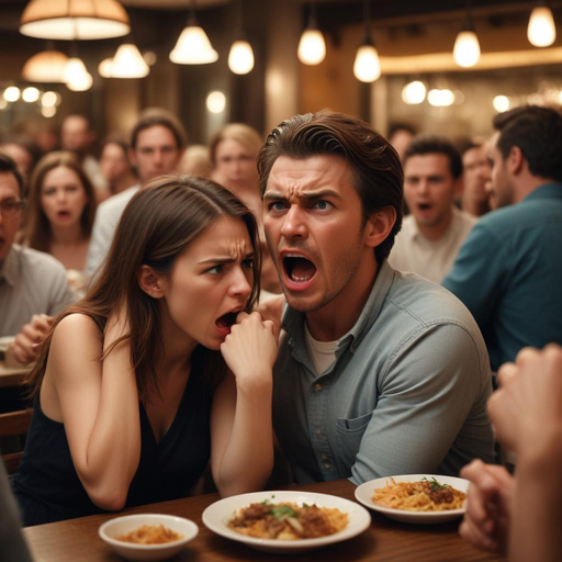 Dinner Date Gone Wrong: Couple’s Heated Argument Sparks Restaurant Drama