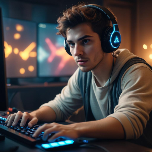 In the Zone: Gamer’s Focus Illuminated