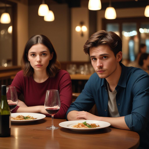 A Tense Silence: Is This Dinner Date Doomed?