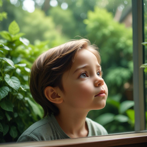 A Child’s Wonder: Gazing into the Unknown