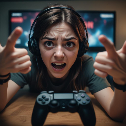 In the Zone: Gamer’s Intensity Captures the Screen